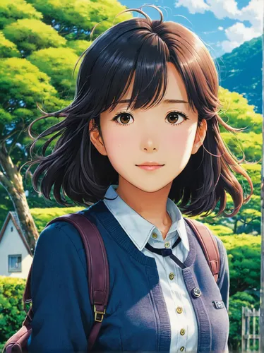 shirakami-sanchi,mari makinami,studio ghibli,japanese sakura background,euphonium,hinata,sakura background,erika,maya,yamada's rice fields,honmei choco,aonori,anime 3d,darjeeling tea,aomoriya,maimi fl,jin deui,a girl's smile,tsumugi kotobuki k-on,nikko,Illustration,Japanese style,Japanese Style 14