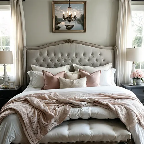 headboard,bedspreads,headboards,bedspread,bedchamber,bedstead,bed linen,coverlet,guest room,pearl border,chintzy,daybed,bedding,tufted,scalloped,highgrove,upholsterers,bridal suite,cream blush,bed