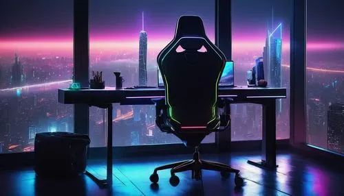 new concept arms chair,office chair,cyberpunk,chair png,desk,computable,blur office background,neon human resources,chair,synth,futuristic,megacorporation,office desk,night administrator,boardroom,neon light,neon lights,modern office,cyberscene,the throne,Conceptual Art,Fantasy,Fantasy 15