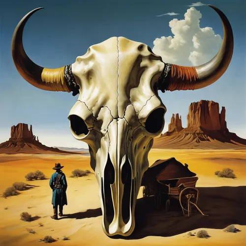 cattle skull,cowboy bone,cow skull,watusi cow,oxen,taurus,texas longhorn,oxcart,tribal bull,horoscope taurus,horns cow,wild west,horned cows,cow horned head,ruminant,buffaloes,buffalo herder,american frontier,longhorn,ruminants,Art,Artistic Painting,Artistic Painting 20