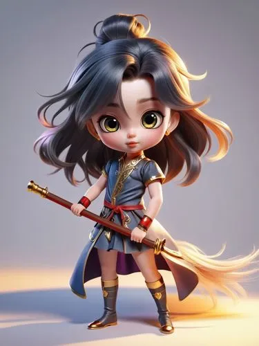 一位長髮飄逸的女孩跪下樣子,an adorable little girl dressed in medieval clothing,longmei,yuhuan,xiaojian,qianwen,mulan,diaochan,Photography,General,Realistic