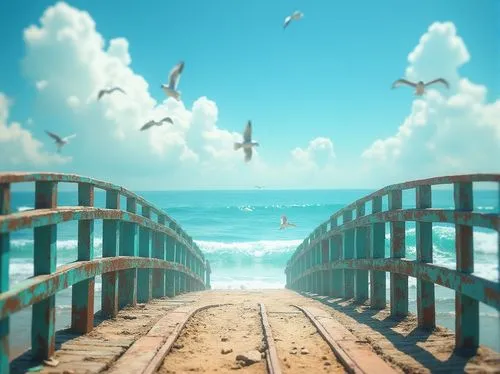 wooden pier,fishing pier,cartoon video game background,ocean background,3d background,free background,boardwalk,beach scenery,teal digital background,wooden bridge,beach background,summer background,landscape background,dolphin background,full hd wallpaper,seaside,mobile video game vector background,beach landscape,beautiful wallpaper,background vector,Photography,General,Realistic