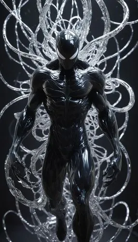 venom,electro,humanoid,dark-type,3d man,metal figure,dr. manhattan,water creature,biomechanical,wrought,supernatural creature,strom,spirit network,arachnid,vortex,nine-tailed,shiva,augmented,silver surfer,sea man,Photography,Artistic Photography,Artistic Photography 11