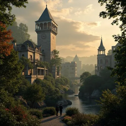 theed,riftwar,novigrad,reichstadt,rivendell,briarcliff,neverwinter,riverside,autumn morning,riverwood,one autumn afternoon,dorne,rattay,nargothrond,efteling,naboo,autumn idyll,autumn scenery,layton,fantasy landscape