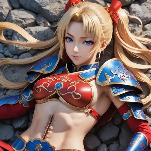 kotobukiya,3d figure,game figure,figurine,elza,female warrior,sanya,christmas figure,saber,doll figure,female doll,nero,goddess of justice,fantasy woman,kos,fantasy warrior,erika,3d model,ashitaba,dragon li