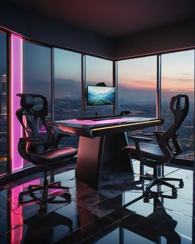 computer room,modern office,creative office,desk,boardroom,computer workstation,offices,office chair,futuristic landscape,blur office background,workstations,conference room,office desk,game room,bureau,working space,virtual landscape,cyberscene,desks,study room,Photography,Artistic Photography,Artistic Photography 02