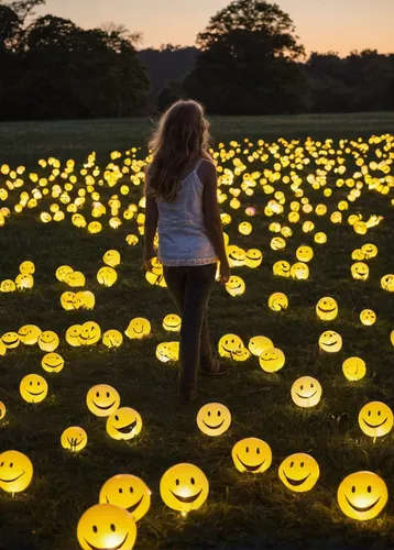 smilies,emoji balloons,smiley fries,smileys,fairy lanterns,fireflies,angel lanterns,tea-lights,lanterns,tea lights,happy faces,japanese paper lanterns,light art,lampion flower,funny pumpkins,tealights,jack-o-lanterns,glowworm,luminous garland,environmental art,Photography,Documentary Photography,Documentary Photography 31