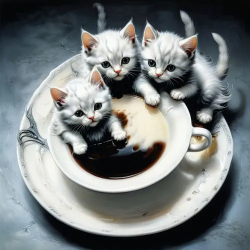 cat coffee,tea party cat,cat drinking tea,cups of coffee,cat's cafe,teatime,vintage cats,teacup,coffee with milk,cafepress,french coffee,servies,tea time,turkish coffee,baby cats,kittens,cat family,coffee break,coffees,gourmand,Conceptual Art,Sci-Fi,Sci-Fi 02