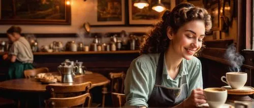 woman drinking coffee,woman at cafe,women at cafe,barista,café au lait,caffè americano,masala chai,coffee background,parisian coffee,espresso,cappuccino,indian filter coffee,caffè macchiato,hojicha,liqueur coffee,the coffee shop,espressino,coffeemania,dandelion coffee,hot coffee,Art,Classical Oil Painting,Classical Oil Painting 07