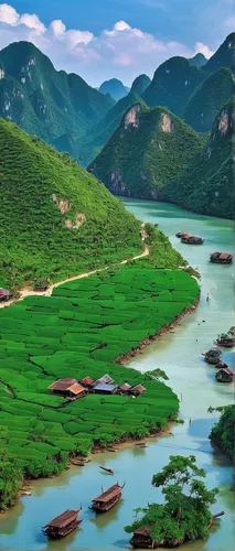 Vietnam:Historic Old Towns, Picturesque Mountains and Pristine Beaches,mekong river,ham ninh,vietnam,mekong,guizhou,ha giang,viet nam,lugu lake,yunnan,72 turns on nujiang river,shaanxi province,vietna