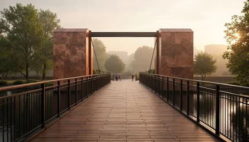 walkway,footbridge,wooden bridge,adventure bridge,scenic bridge,footbridges,road bridge,skybridge,pathway,hangman's bridge,angel bridge,bridge,render,hanging bridge,flooded pathway,bicycle path,walkways,3d rendering,bike path,oxenbridge