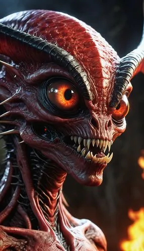 vaal,gopendra,ridley,ifrit,alien warrior,vritra,midir,reddiar,demogorgon,lorian,wrex,guyver,zygon,xenomorph,demonata,namurian,fire red eyes,vogan,savini,kadath,Photography,General,Realistic