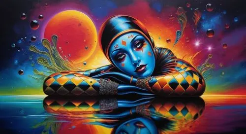 paschke,lord shiva,krsna,neon body painting,bodypainting,god shiva,shamanic,psytrance,bhagavatam,huichol,shpongle,african art,shamanism,shiva,indigenous painting,balarama,welin,krishna,body painting,tretchikoff,Illustration,Realistic Fantasy,Realistic Fantasy 25