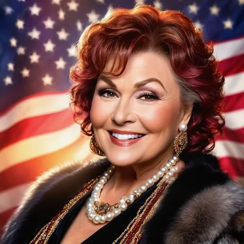 kosmea,patriot,patriotic,patriotism,flag day (usa),america,born in 1934,american,the president of the,queen of liberty,united states of america,ann margarett-hollywood,president of the u s a,aging icon,vote,las vegas entertainer,official portrait,americana,president,american flag,Illustration,Realistic Fantasy,Realistic Fantasy 01