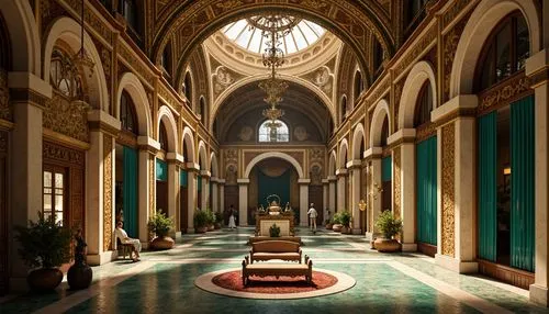 sapienza,corridor,theed,arcades,riad,venetian hotel,the cairo,inside courtyard,corridors,glyptotek,hallway,cochere,salone,royal interior,cloistered,qasr al watan,the hassan ii mosque,galleria,venetian,arcaded