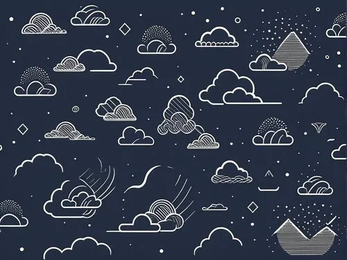 the clouds have drawn a lot in white,cloud mountain,background pattern,cloud mountains,cloud image,icon pack,chalkboard background,Illustration,Black and White,Black and White 04