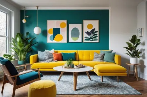 modern decor,mid century modern,contemporary decor,apartment lounge,shared apartment,interior design,danish furniture,living room,livingroom,sitting room,interior decor,an apartment,decor,mahdavi,teal and orange,furnishing,scandinavian style,interior decoration,wall decor,berkus,Illustration,Vector,Vector 12