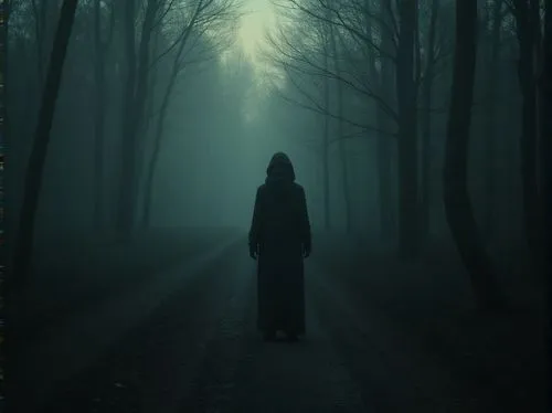 skinwalker,sleepwalker,llorona,cloaked,slender,abductees,isoline,covens,grimm reaper,hantu,oscura,witchfinder,darkling,gothic woman,misteri,the mystical path,hekate,girl walking away,woman walking,dark gothic mood,Photography,General,Realistic