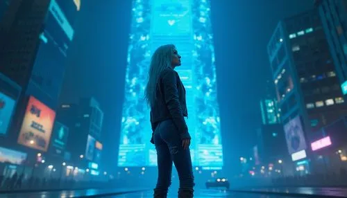 matrix,cyberpunk,bladerunner,metropolis,futuristic,polara,cybercity,burzenin,dystopian,electro,nerve,avatar,parallax,vertigo,tron,synthetic,blue rain,metahuman,cyan,shinjuku,Photography,General,Realistic