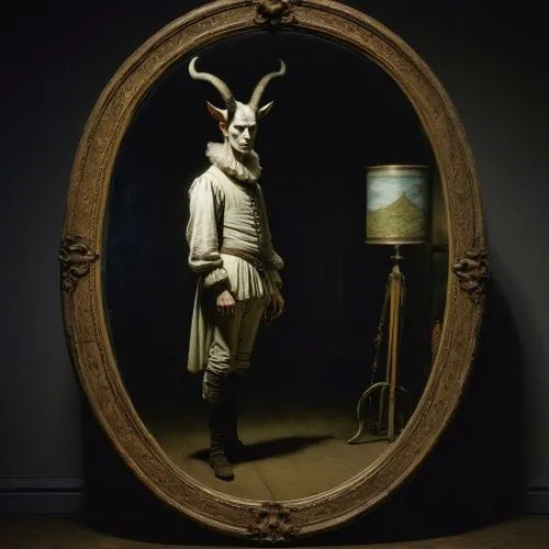 cernunnos,magic mirror,the mirror,quixotic,baphomet,sagmeister,mirror frame,einhorn,lacrimosa,krampus,doll looking in mirror,monoceros,vmfa,cervus,framed,narcissistic,imaginaerum,mirrormask,bartok,oryxes