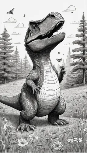 landmannahellir,t rex,trex,t-rex,dinosaruio,tyrannosaurus,tyrannosaurus rex,paleontology,dinosaur baby,jurassic,reconstruction,palaeontology,aucasaurus,saurian,tirannosaurus,aligator,dino,dinosaur,missisipi aligator,velociraptor,Illustration,Black and White,Black and White 09