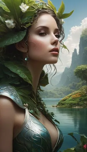 dryads,dryad,faery,fantasy picture,amazonica,faerie,Conceptual Art,Fantasy,Fantasy 11