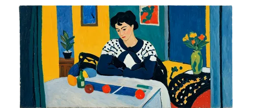 woman on bed,woman sitting,braque francais,braque saint-germain,braque d'auvergne,picasso,majorelle blue,braque du bourbonnais,woman holding a smartphone,girl-in-pop-art,roy lichtenstein,girl sitting,post impressionism,woman at cafe,paintings,woman drinking coffee,post impressionist,woman eating apple,woman with ice-cream,partiture,Art,Artistic Painting,Artistic Painting 40