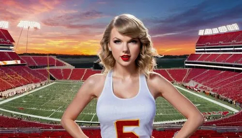 stadium falcon,fedex field,quarterback,the sea of red,sports jersey,super bowl,the fan's background,media concept poster,red banner,sports girl,red background,seagulls flock,edit icon,american football,football field,red tunic,national football league,tayberry,book cover,cheerleader,Conceptual Art,Fantasy,Fantasy 22