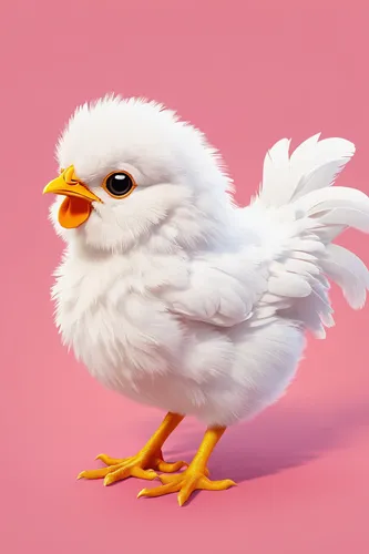 Generate a cute chicken gif with playful animation,baby chicken,baby chick,chick,pullet,easter chick,silkie,chicken bird,portrait of a hen,hen,chicken 65,bantam,chicken,polish chicken,domestic chicken