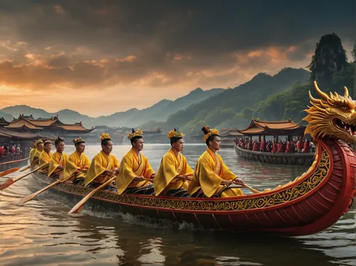 dragon boat,dragonboat,chinese dragon,golden dragon,barongsai,guilin,golden lotus flowers,chinese art,forbidden palace,shaolin kung fu,ancient parade,dragon bridge,long-tail boat,guizhou,summer palace,buddhists monks,dragon li,xing yi quan,vietnam,xi'an,Photography,General,Fantasy