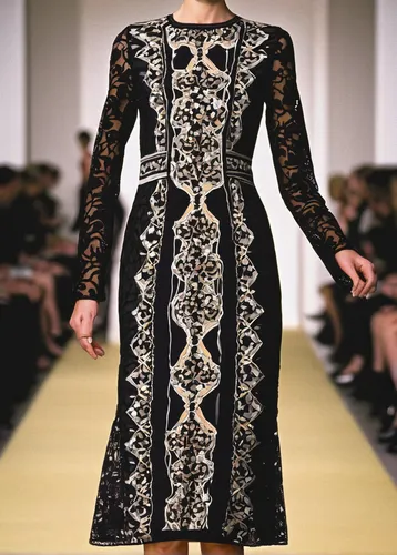 dress walk black,paisley pattern,lace border,royal lace,indian paisley pattern,vintage lace,moroccan pattern,lace borders,versace,openwork,black and lace,islamic pattern,paper lace,traditional pattern,dress form,ethnic design,damask,sheath dress,patterned,one-piece garment,Illustration,Vector,Vector 13