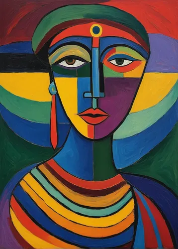 african art,african woman,woman's face,indian art,woman thinking,indigenous painting,woman face,art deco woman,woman sitting,khokhloma painting,decorative figure,picasso,head woman,praying woman,portrait of a woman,young woman,girl with cloth,inca face,oil painting on canvas,woman at cafe,Art,Artistic Painting,Artistic Painting 36