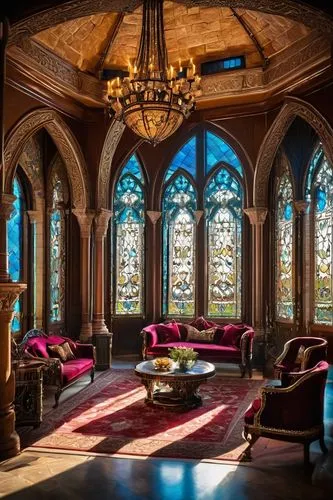 ornate room,victorian room,opulently,stained glass windows,royal interior,opulent,chateauesque,brehon,great room,sitting room,opulence,luxury home interior,wade rooms,palatial,interior decor,fairy tale castle,poshest,interiors,breakfast room,dunrobin castle,Illustration,Vector,Vector 16