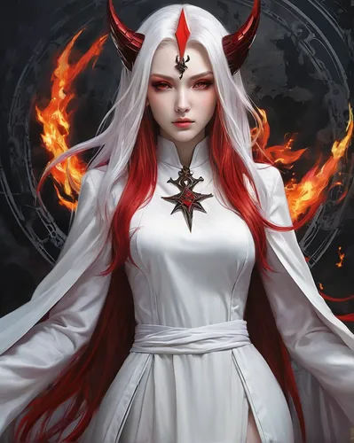 flame spirit,nine-tailed,fire siren,fire angel,white and red,fire red eyes,fire devil,priestess,kitsune,devil,whitey,dragon li,fire background,medusa,white rose snow queen,fire lily,evil woman,rose white and red,sorceress,flame of fire,Photography,Artistic Photography,Artistic Photography 03