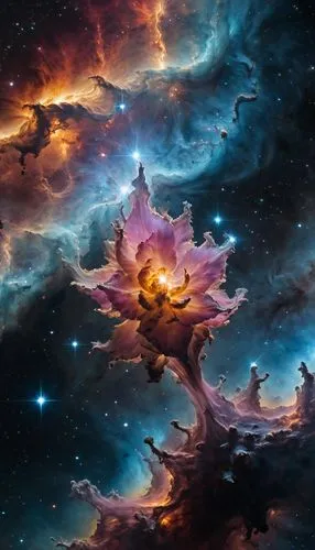 cosmic flower,nebula,fairy galaxy,nebula guardian,nebulae,nebula 3,Conceptual Art,Fantasy,Fantasy 11