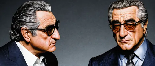 business icons,maroni,analyze,human rights icons,mafia,businessmen,personages,photoshop manipulation,mobster couple,image manipulation,split personality,portrait background,the men,vector image,bay of pigs,salvador guillermo allende gossens,law and order,polarized,business men,curb,Illustration,American Style,American Style 03