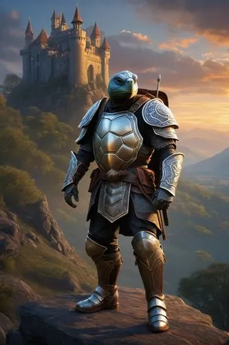 castleguard,knight armor,tarkus,warden,knight,paladin,bluhdorn,arthurian,aegon,knightly,sukeforth,beleriand,highborn,cataphract,castellan,neverwinter,crusader,bulwark,heroic fantasy,knight tent,Illustration,Realistic Fantasy,Realistic Fantasy 44