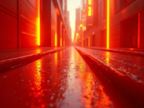 alleyway,alley,retroreflectors,3d render,alleyways,sidewalk,cinema 4d,passage,red matrix,light effects,walkway,render,wallpaper 4k,urban,4k wallpaper,asphalt road,metropolis,abstract retro,lightwaves,redshift,Photography,General,Realistic