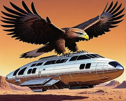 falcon,thunderbird,eagle illustration,eagle vector,eagles,imperial eagle,satellite express,amtrak,eagle,steppe eagle,aztec gull,eagle eastern,bird of prey,hawk - bird,sea eagle,of prey eagle,galaxy express,white eagle,wings transport,sky train,Conceptual Art,Sci-Fi,Sci-Fi 20