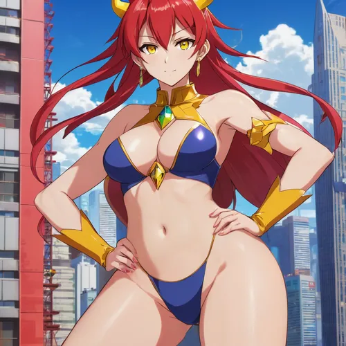 sanya,honolulu,kinara,wiz,kos,fran,ashitaba,summer swimsuit,eris,erika,medusa,cynosbatos,kotobukiya,magna,one-piece swimsuit,tiki,maya,swimsuit,lechona,tori