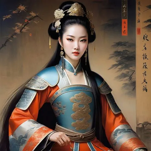 dongbuyeo,qianfei,daiyu,sanxia,oriental princess,goryeo,yi sun sin,jingqian,yunxia,hanseong,xiuqing,zhiqing,gojong,dongyi,arhats,jinling,boxiong,joseon,hanxiong,xiaojin,Illustration,Realistic Fantasy,Realistic Fantasy 16