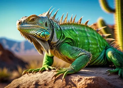 green iguana,desert iguana,collared lizard,iguanidae,green crested lizard,ring-tailed iguana,emerald lizard,iguana,common collared lizard,eastern water dragon lizard,green lizard,western whiptail,european green lizard,dragon lizard,whiptail,eastern water dragon,chinese water dragon,caiman lizard,scaled reptile,side-blotched lizards,Art,Classical Oil Painting,Classical Oil Painting 42