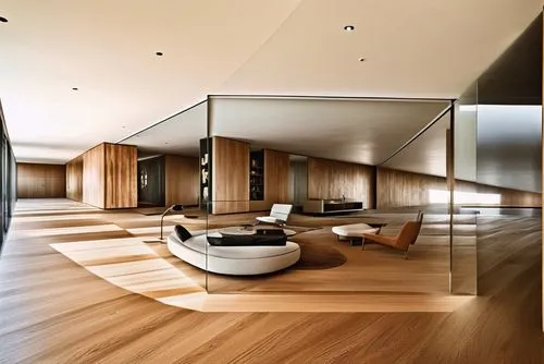 glass woodpanelling kitchen salon apartment people wooden floor bright spotlight summer sunlight ,the living area is very spacious and clean,hardwood floors,interior modern design,wood floor,luxury ho