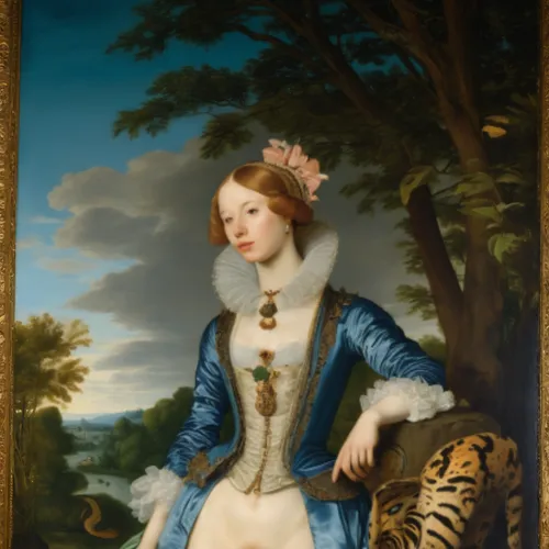 portrait of a woman,portrait of a girl,girl with dog,elizabeth i,royal tiger,girl with a dolphin,aglais,portrait of christi,young woman,young lady,fontainebleau,woman playing tennis,female portrait,gi