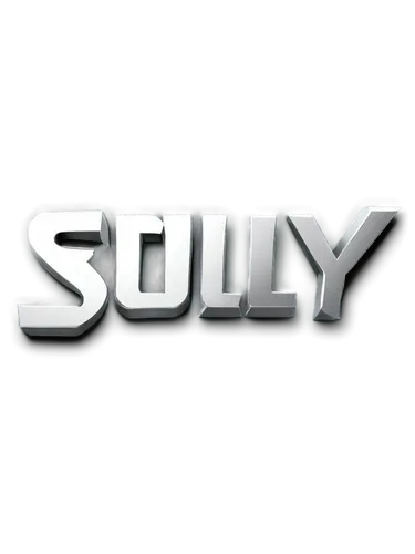 Bully logo, aggressive font, bold lines, sharp edges, metallic texture, silver chrome finish, 3D embossed effect, centered composition, high contrast lighting, dramatic shading, strong shadows, intimi