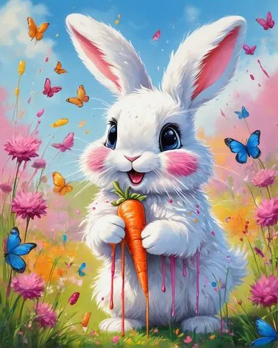 easter background,bunny on flower,cartoon bunny,cartoon rabbit,easter theme,bunni,easter bunny,happy easter hunt,easter rabbits,white bunny,happy easter,bunny,springtime background,little bunny,easter festival,spring background,bunnicula,hase,pasqua,babbit,Conceptual Art,Graffiti Art,Graffiti Art 08