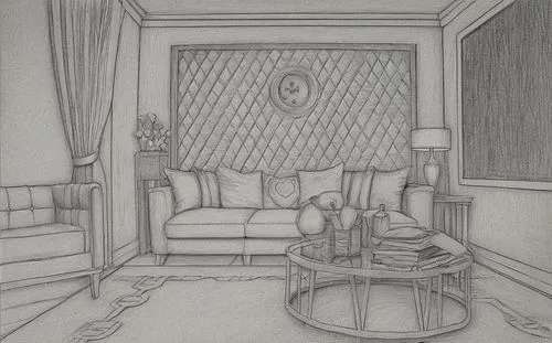 sitting room,livingroom,an apartment,interiors,apartment,living room,danish room,roominess,underdrawing,interno,guest room,chambre,anteroom,silverpoint,rooms,graphite,alcove,parlour,one room,room,Design Sketch,Design Sketch,Pencil