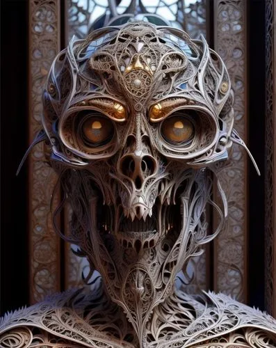 skull sculpture,door knocker,skull statue,doorkeeper,skull bones,vintage skeleton,giger,skeletonized,knocker,gatekeeper,kadath,vecna,vorlon,carved wood,scrap sculpture,incense burner,skull mask,skelid,malekith,iron door