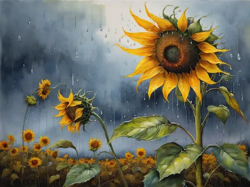 sunflowers in vase,sunflowers,sunflowers and locusts are together,woodland sunflower,sunflower field,sunflower,sun flowers,helianthus,the sun and the rain,flowers sunflower,helianthus sunbelievable,sunflower paper,rudbeckia,black-eyed susan,stored sunflower,golden rain,sun flower,sunflower coloring,oil painting on canvas,sunflower lace background,Illustration,Realistic Fantasy,Realistic Fantasy 34