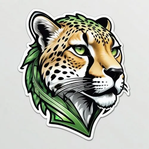 tiger png,sabercats,zalgiris,tigon,macan,jaguar,Unique,Design,Sticker